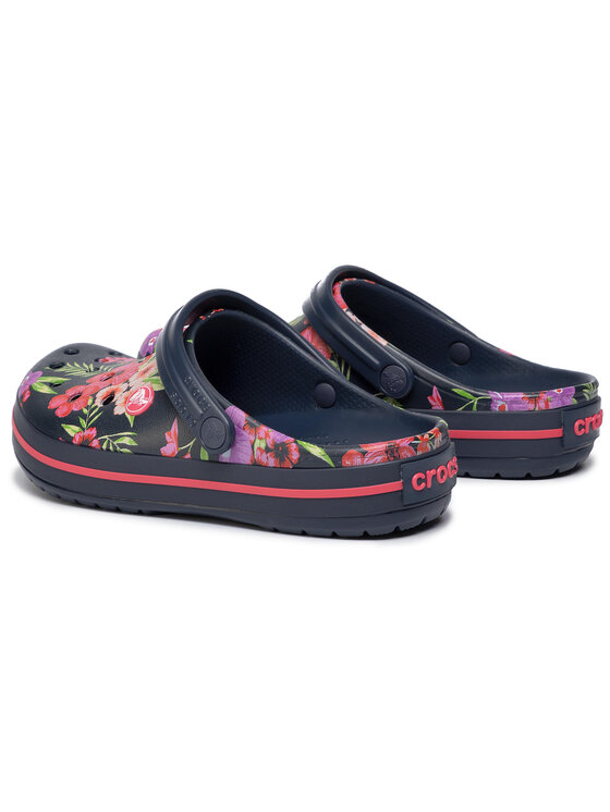 Crocs Natikače Crocs Crocband Printed Clog 205834 Tamnoplava