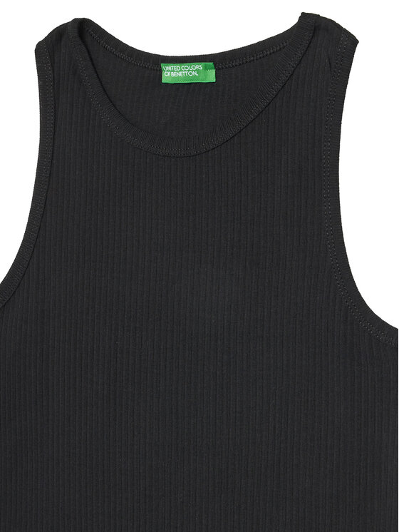 United Colors Of Benetton United Colors Of Benetton Top 31H3CH01F Schwarz Slim Fit