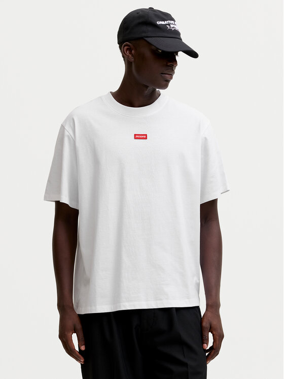 Jack & Jones Jack & Jones Camiseta Club Badge 12295036 Blanco Regular Fit