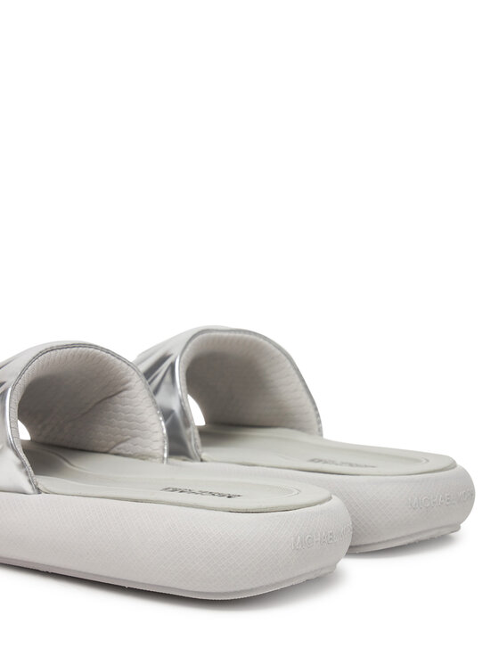 MICHAEL Michael Kors Šľapky MICHAEL Michael Kors MK01421040 Strieborná