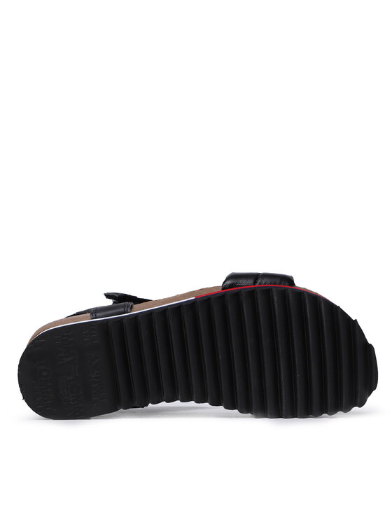 Tommy Jeans Basutės Tommy Jeans Flag Outsole Tommy Jeans Sandal EN0EN02122 Juoda