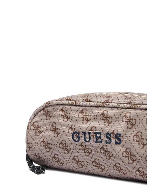 Guess Penál Guess H6YZ04 W2594 Tmavě béžová