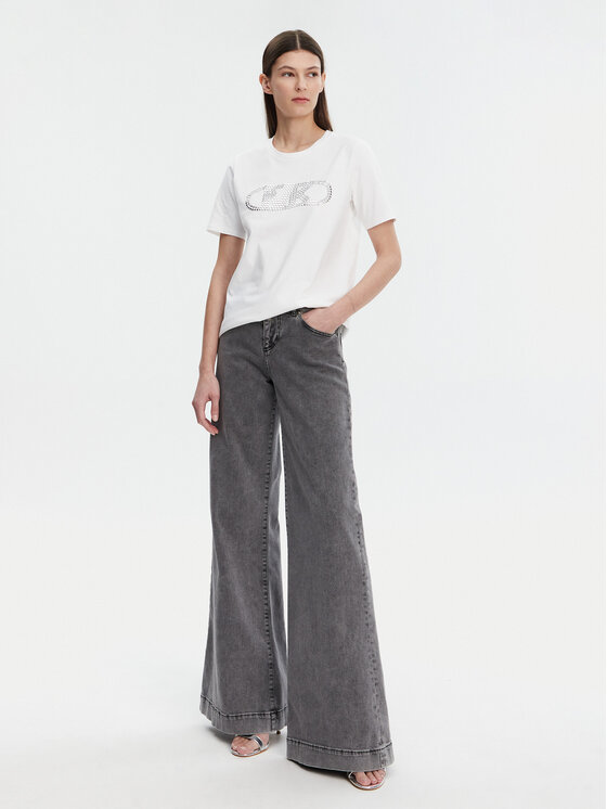 MICHAEL Michael Kors MICHAEL Michael Kors Póló MS551SC2ZU Fehér Regular Fit