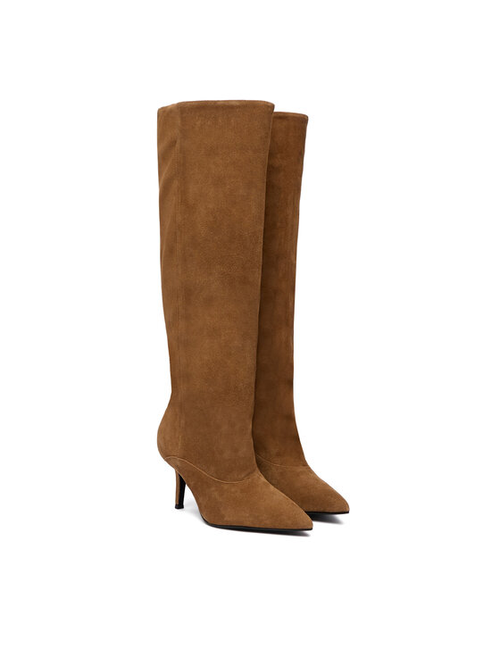 Guess Kozaki Guess FLFLAN SUE11 Brązowy jasny