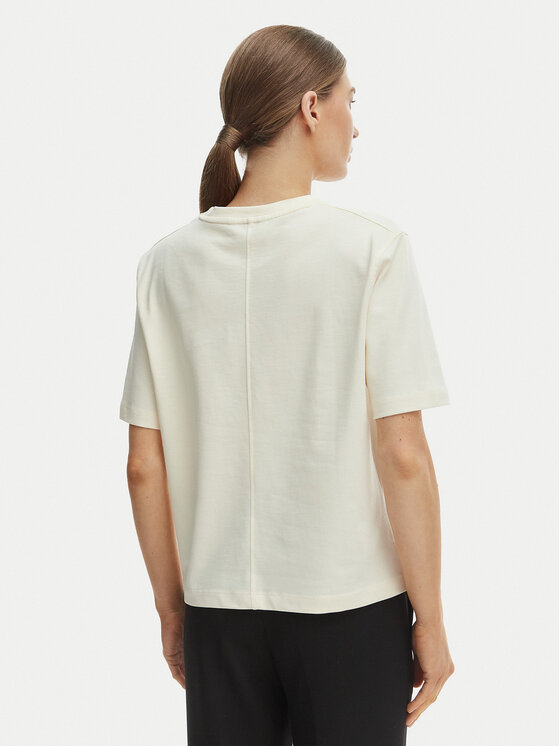 Tommy Hilfiger Tommy Hilfiger Camiseta WW0WW49249 Beis Relaxed Fit