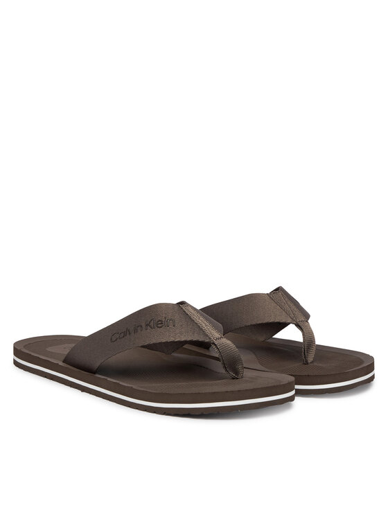 Calvin Klein Flip flop Calvin Klein Logo Webbing Strap HM0HM02106 Maro