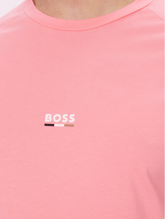 BOSS BOSS Camiseta 50517970 Rosa claro Slim Fit
