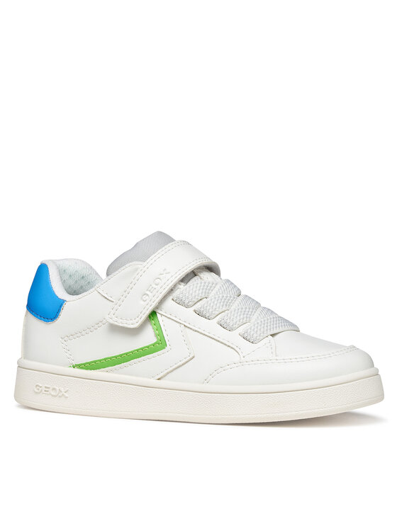 Geox Tenisice Geox J Eclyper Boy J55LSA 05411 C0478 M Bijela