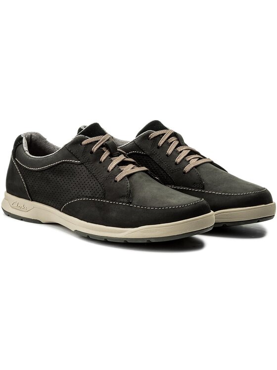 Clarks Polobotky Clarks Stafford Park5 261244687 Černá