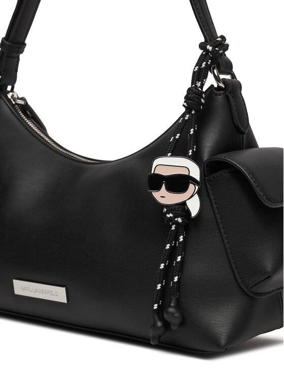 KARL LAGERFELD Ročna torba KARL LAGERFELD B1W30004 Črna