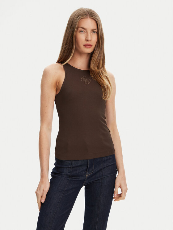 Guess Guess Top W5GP57 KCV52 Marrón Regular Fit