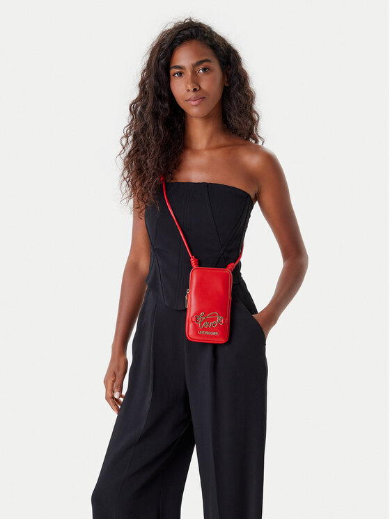 LOVE MOSCHINO Telefona somiņa LOVE MOSCHINO JC5737PP0MKG0500 Sarkans