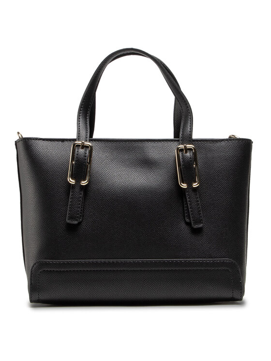 Tommy Hilfiger Ročna torba Tommy Hilfiger Honey Small Tote AW0AW09656 Črna