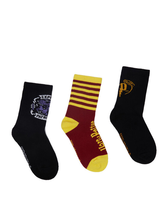 Harry Potter Довгі шкарпетки Harry Potter CEO-ACCCS-AW26-308WBHP(3-PACK) Чорний