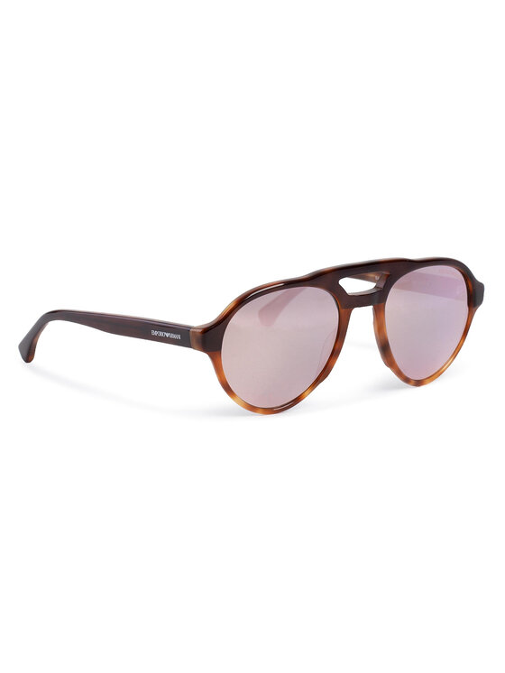 Emporio Armani Okulary przeciwsłoneczne Emporio Armani 0EA4128 57494Z Brązowy