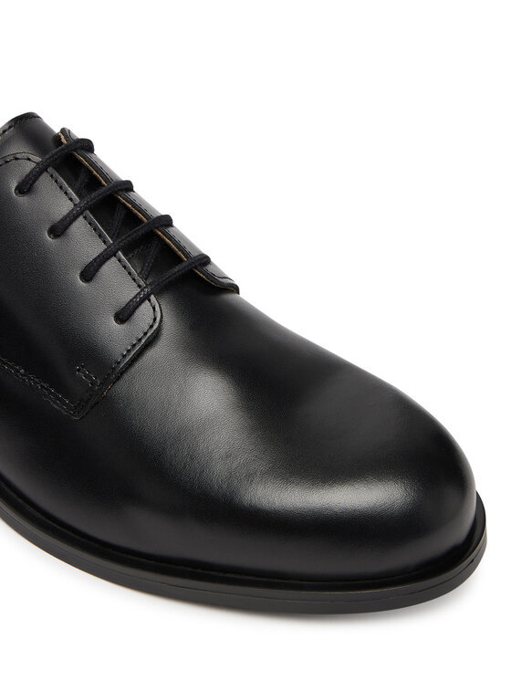 Calvin Klein Κλειστά παπούτσια Calvin Klein Ess Rubber Derby Lth HM0HM02056 Μαύρο