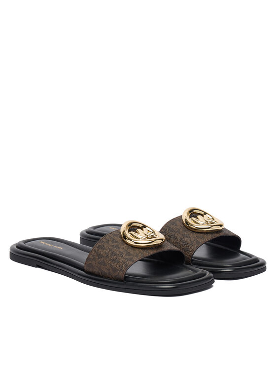 MICHAEL Michael Kors Шльопанці MICHAEL Michael Kors Milan 40F5MLFS1B Коричневий