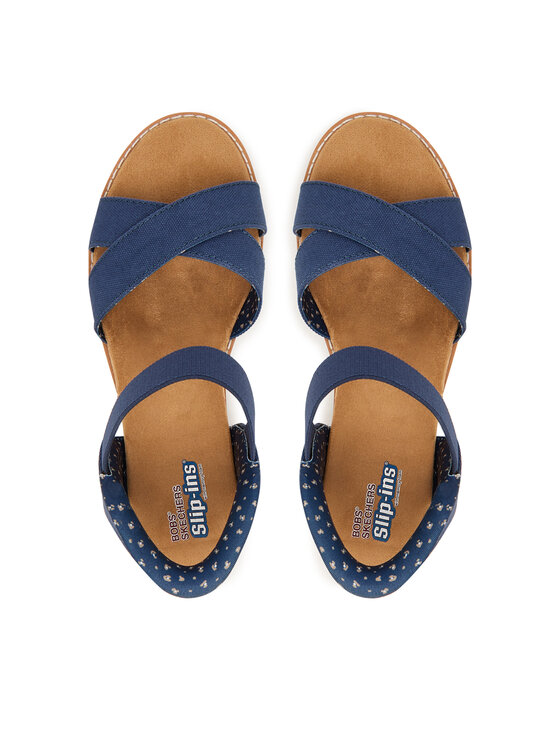 Skechers Босоніжки Skechers BOBS Desert Kiss - Golden Lily 114418/NVY Cиній
