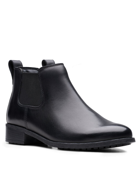 Clarks Челсі Clarks Havisham Top 26178715 Чорний