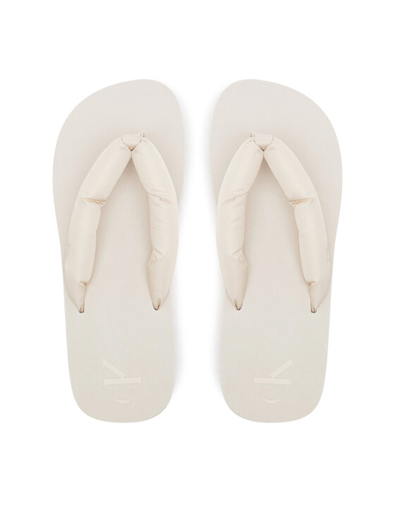 Calvin Klein Jeans Flip-flops Calvin Klein Jeans Beach Sandal Flatform Ttxr Satin YW0YW01723 Bézs