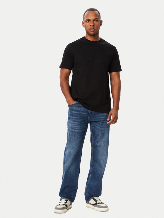 Guess Guess Póló 183984 Fekete Classic Fit