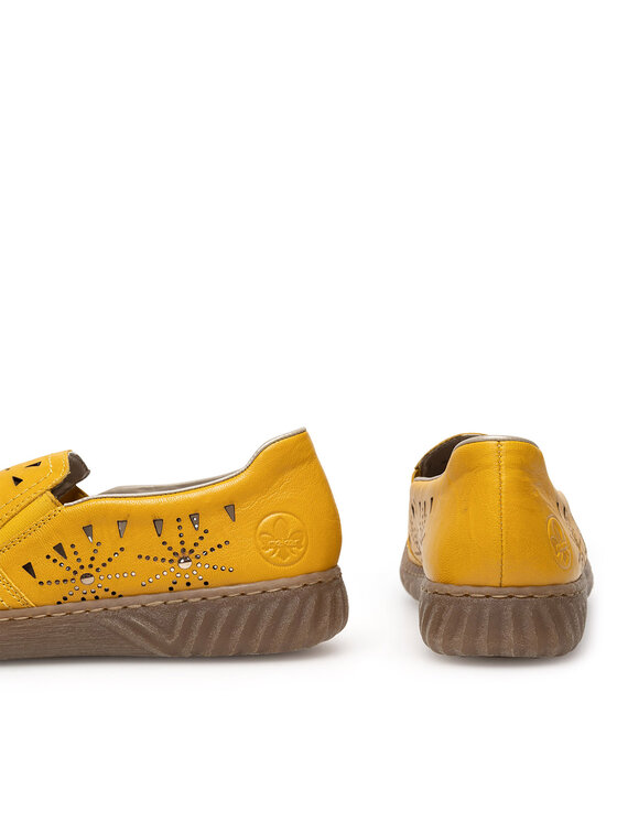 Rieker Scarpe basse Rieker N0967-68 Giallo