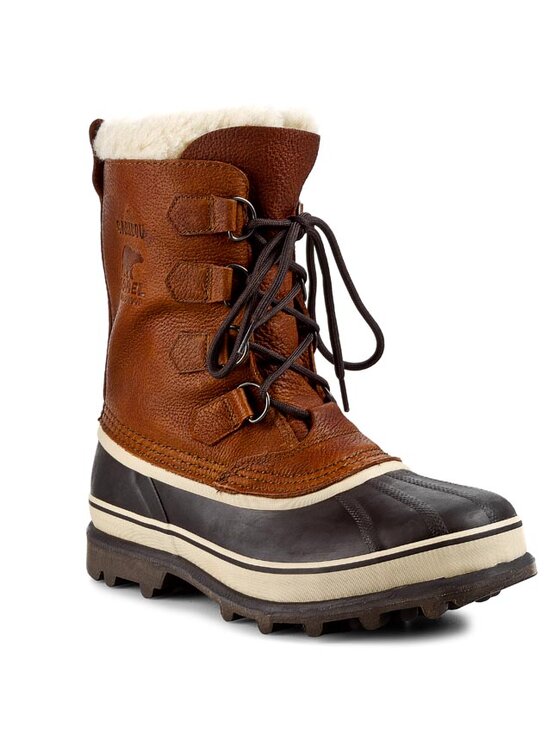Sorel Snehule Sorel Caribou Wool NM 1481-256 Hnedá