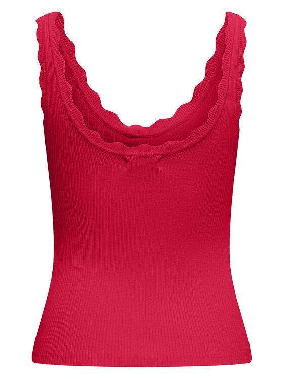 JDY JDY Marškinėliai Nanna 15290585 Raudona Slim Fit