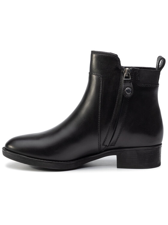 Geox Škornji Geox D Felicity G D94G1G 00043 C9999 Črna