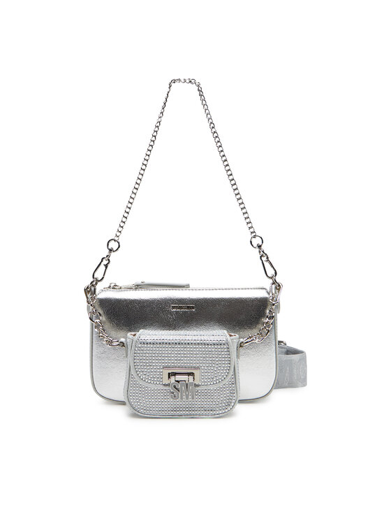 Steve Madden Geantă Steve Madden Bnaim-R SM13001551 Argintiu