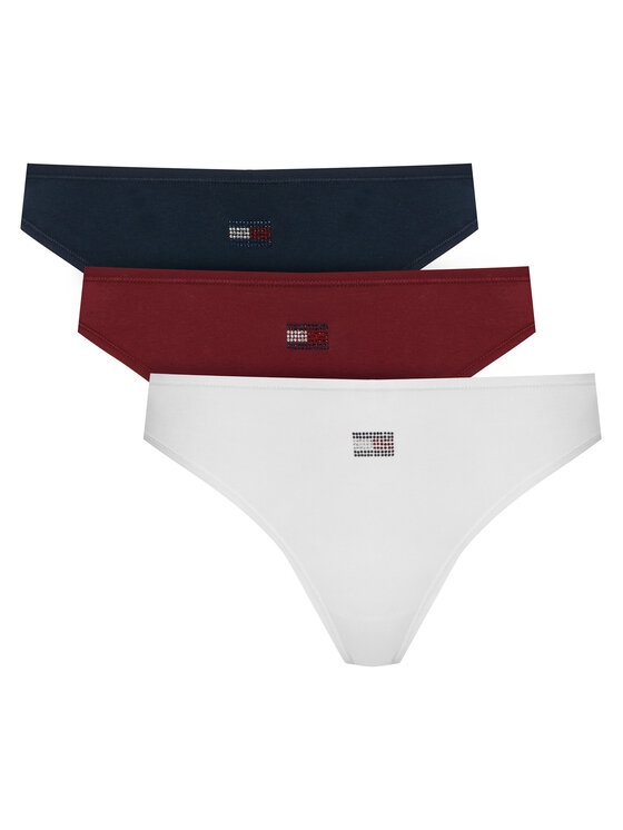 Tommy Hilfiger Tommy Hilfiger Conjunto de tangas UW0UW06663 De color