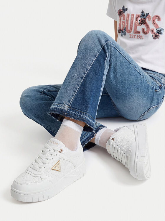 Guess Снікерcи Guess CEOWB-BIC-GG-68-SS Білий