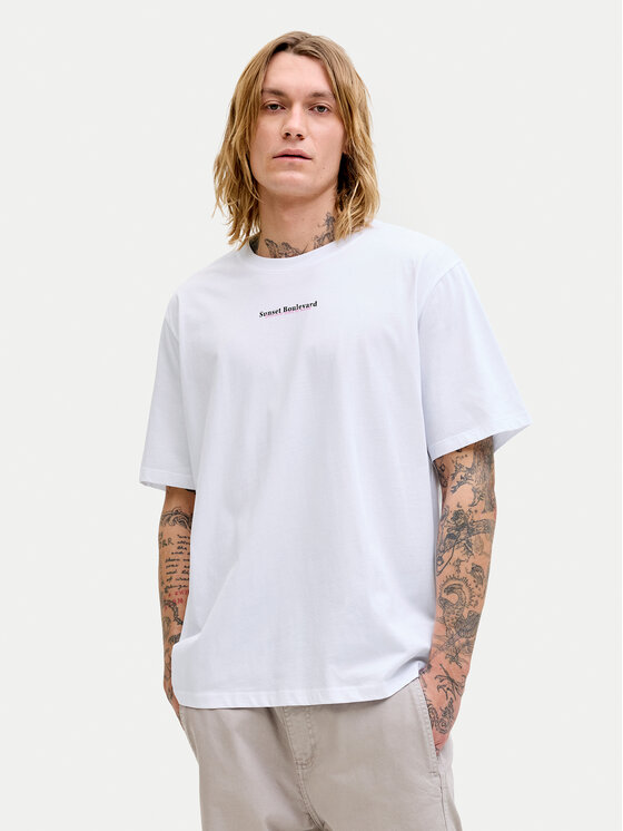 Jack & Jones Jack & Jones Camiseta City Photoprint 12288353 Blanco Regular Fit