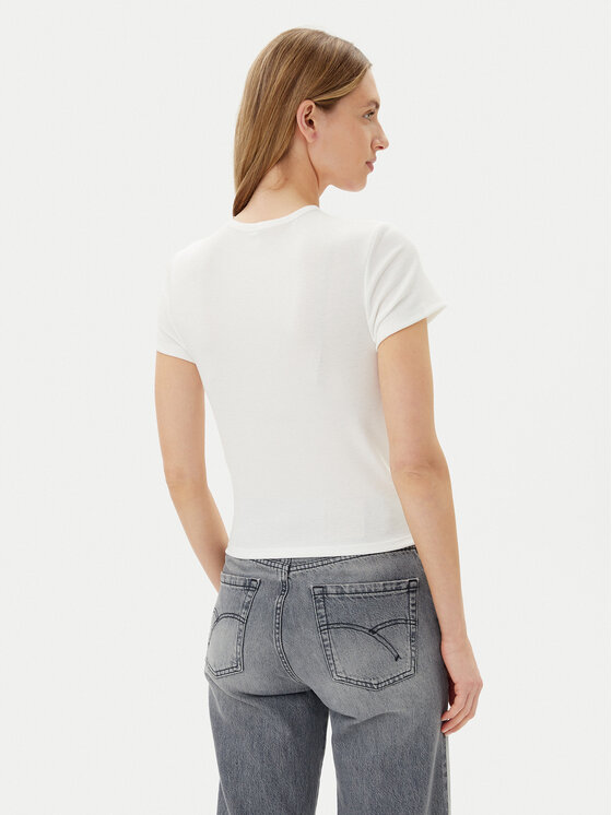 ONLY ONLY Футболка Daniella 15350554 Білий Slim Fit