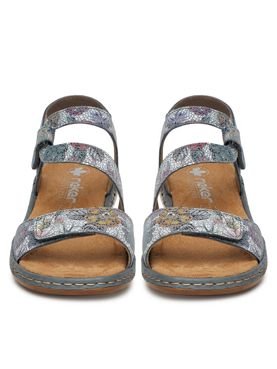 Rieker Sandali Rieker 659C7-90 Siva