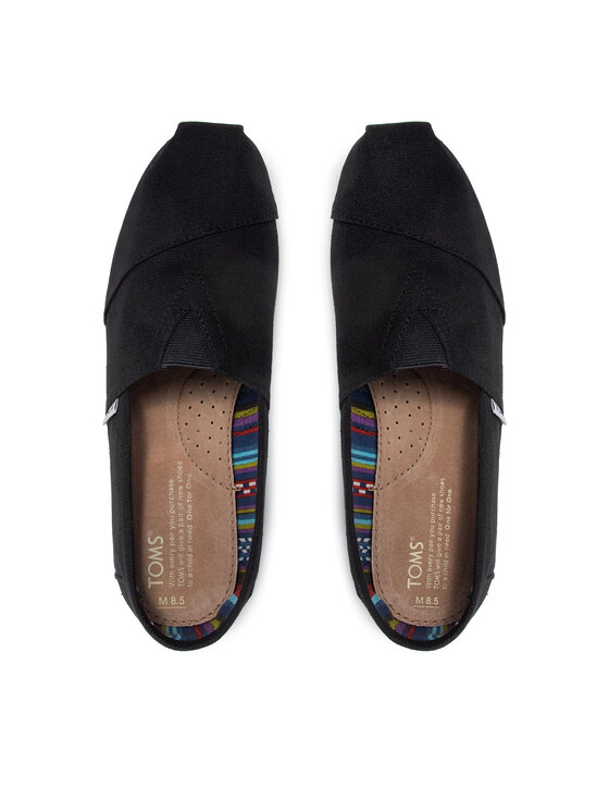 Toms Туфлі Toms Classic 10000862 Чорний