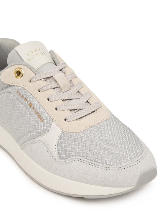 Tommy Hilfiger Sneakersy Tommy Hilfiger Th Retro Runner FW0FW09690 Svetlosivá