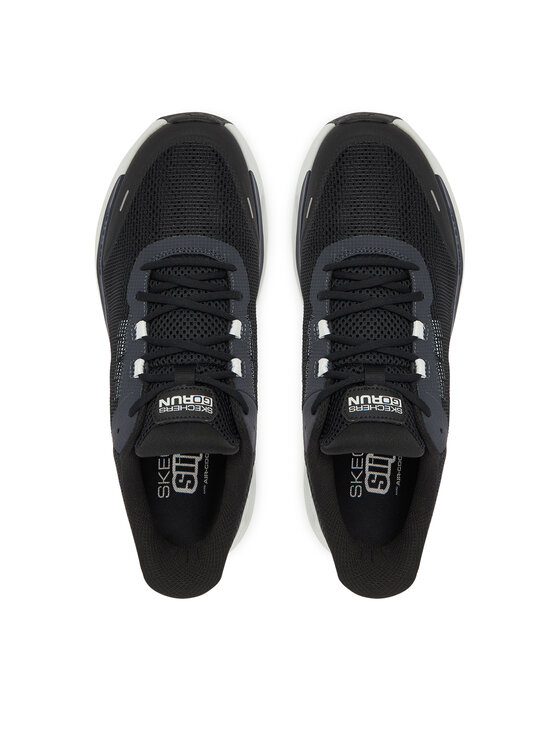 Skechers Skriešanas apavi Skechers Max Cushioning Glide-Step 220422 BKGY Melns