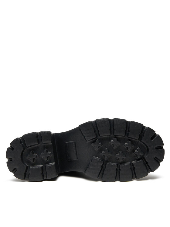 Tommy Jeans Gležnjače Tommy Jeans Tjw Mid Heel Boot Mix Media EN0EN02556 Crna