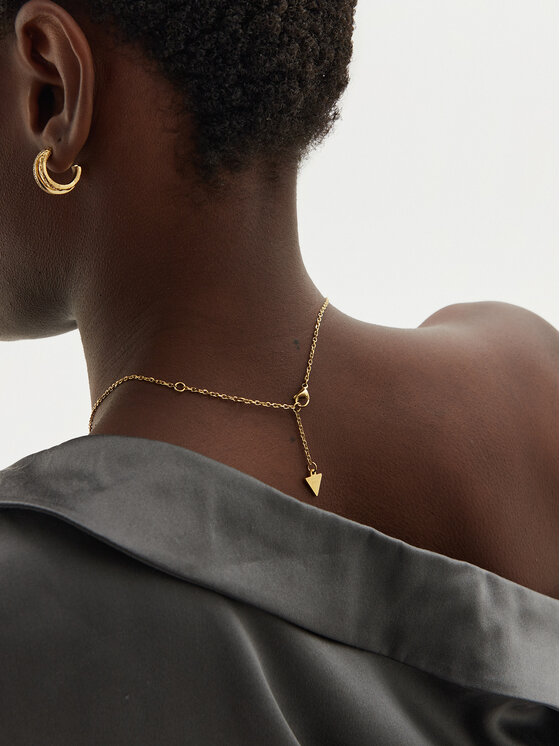 Guess Náhrdelník Guess JUBN04 518JW Zlatá