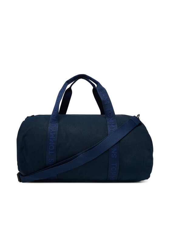 Tommy Jeans Brīvdienu soma Tommy Jeans Tjm Multi Graphic Duffle AM0AM13705 Tumši zils