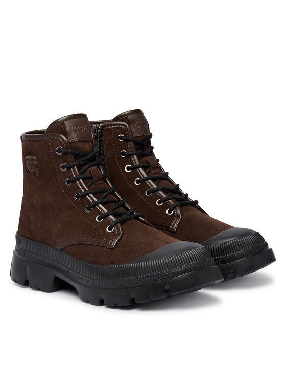 KARL LAGERFELD Bakancs KARL LAGERFELD Trekka NFT KL25252 Fekete