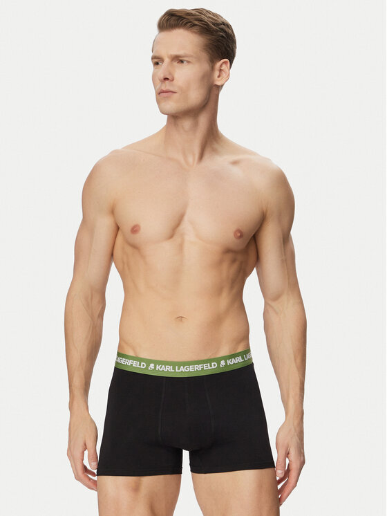 KARL LAGERFELD KARL LAGERFELD Conjunto de calzoncillos boxer B1M47030 Negro