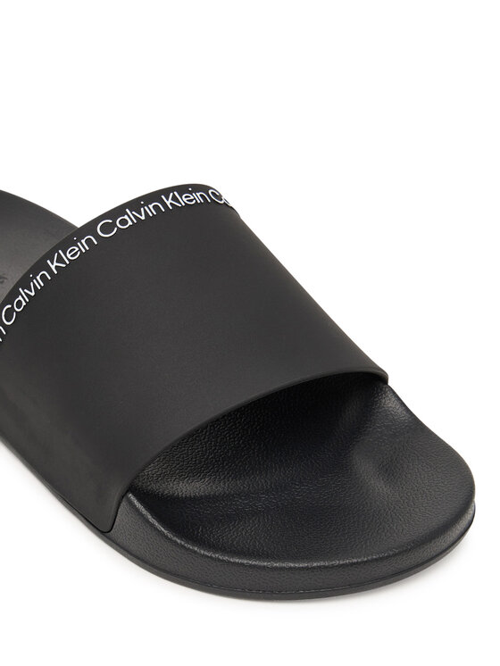Calvin Klein Klapki Calvin Klein Ess Slide Institutional Cv HM0HM02108 Czarny