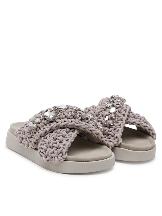 Inuikii Ciabatte Inuikii Woven Stones 70104-106 Grigio