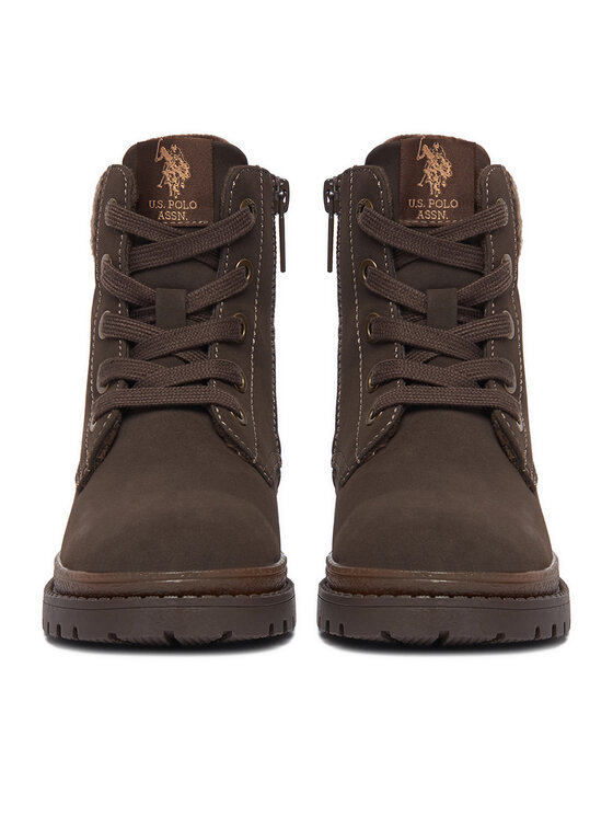 U.S. Polo Assn. Черевики U.S. Polo Assn. EO-VLAD001K/GYT1-BRW Темно-коричневий