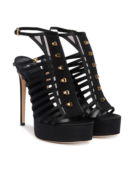 Elisabetta Franchi Босоніжки Elisabetta Franchi SA-92L-62E2-V790 Чорний
