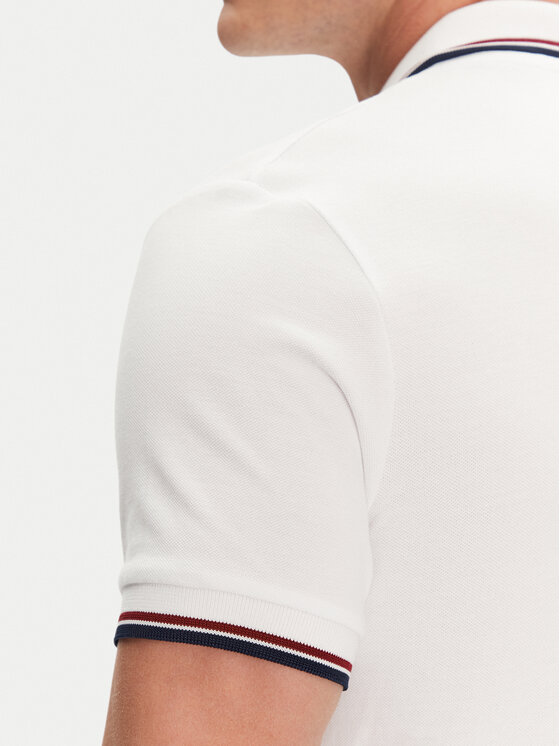Save The Duck Save The Duck Поло DR0136M BATE20 Білий Regular Fit
