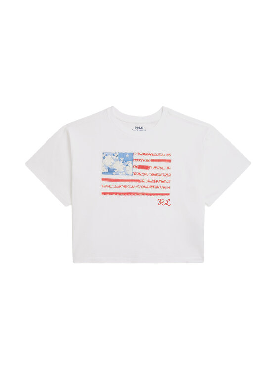 Polo Ralph Lauren Polo Ralph Lauren Camiseta 313A11751001 Blanco Boxy Fit