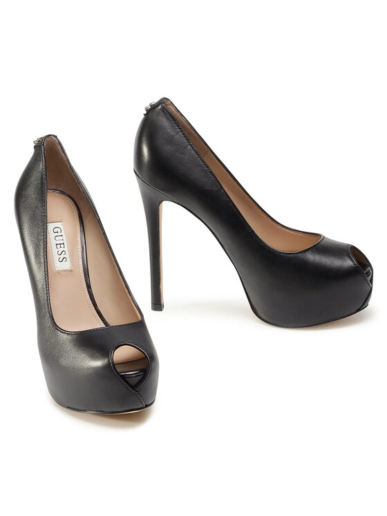Guess Туфлі на шпильці Guess Giorgia FL7GIA LEA07 Чорний